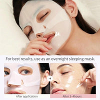 ChicNana Biodance Collagen Mask, Biodance Collagen Mask Overnight Bio Collagen Face Mask Real Deep Overnight Face Mask Collagen Mask Overnight Mask for Face Skin Care (Red 4pc+Blue 4pc)