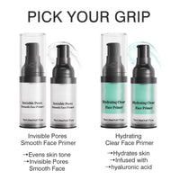 Skynest 2Pcs Poreless Smoothing Face Primer & Hydrating Face Primer,Restoring Makeup Primer For Flawless,Smooth Skin & Long-Lasting Makeup,Fills In Pores & Fine Lines,Vegan & Cruelty-free