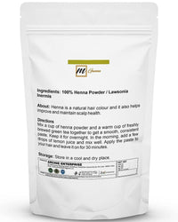 mGanna 100% Natural Henna Powder Pure Lawsonia Inermis For Hair Dye and Color | No Gluten | No Parabens | No Fillers | No Sulfates | No PPD or Any Chemicals for Healthy Hair Care 0.50 LBS 227 GMS