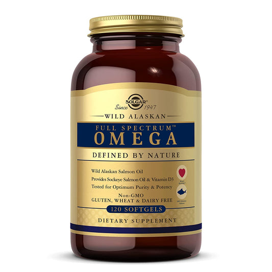 SOLGAR WILD ALASKAN FULL SPECTRUM OMEGA 120 SOFTGELS