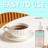 OuXing Sunless Tanning Drops,60ml Nourishing Tan Enhancer Dro-ps,Ta-n-ning Dr-ops,Self Tanning Dr-ops,Body T-a-n Dro-p,T-an without UV Damage,Ta-n Accelerator for Sun,Ta-nning Drops Face