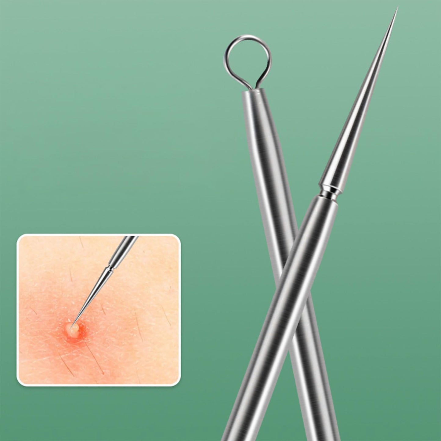 Titanium Lancet Needle Acne Blackhead Remover Pimple Extractor Popper Tool,spot Popper,spot Picker Tool