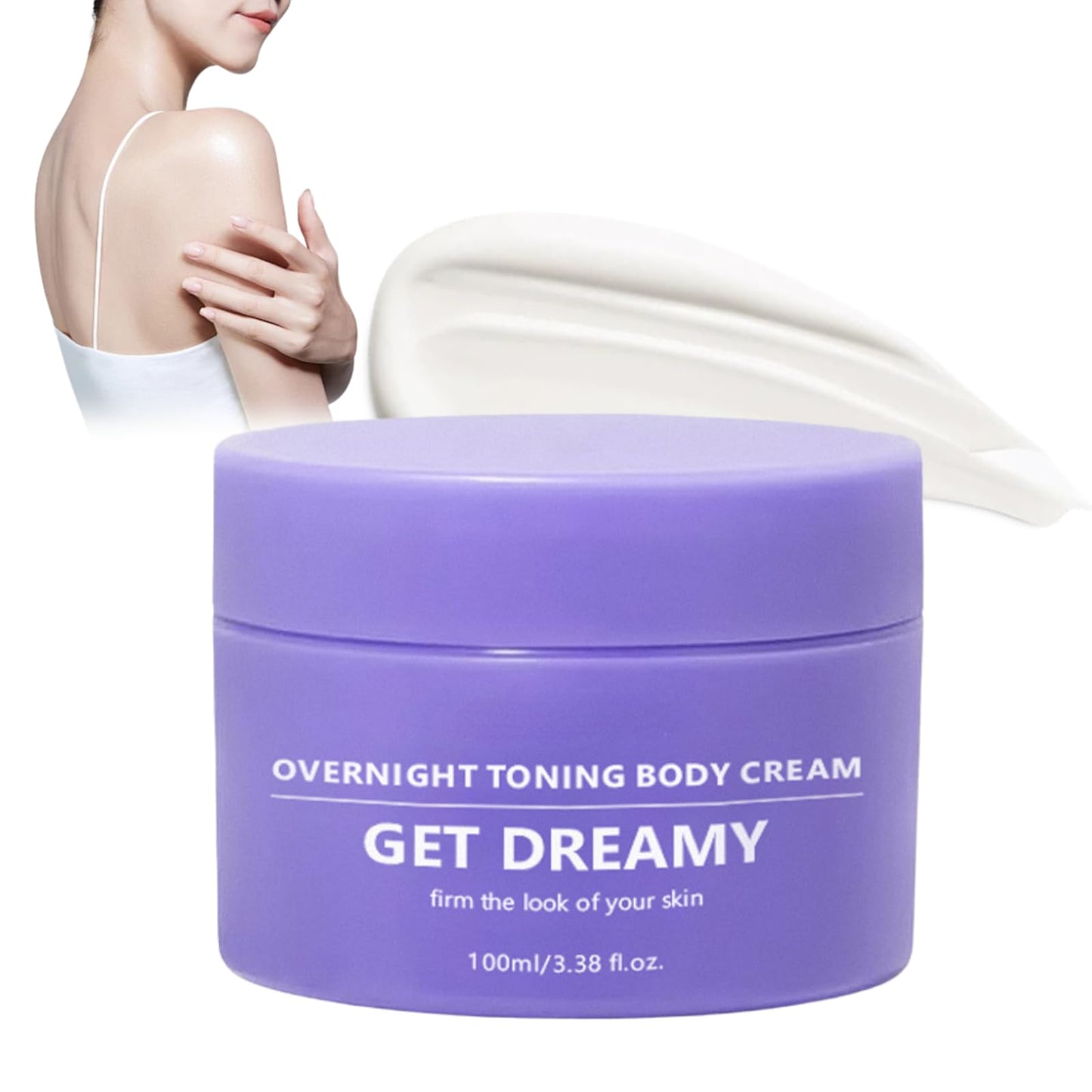 Tongyend Get Dreamy Overnight Toning Whip, Overnight Toning Body Firming Cream, Tightening Cream for Loose Skin, Collagen-Infused Whip for Elasticity & Smoothness, Anti-Aging Moisturizer Works While You Sleep