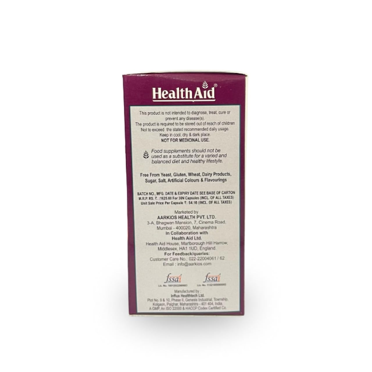 HealthAid Capsules for Men - Pack of 60