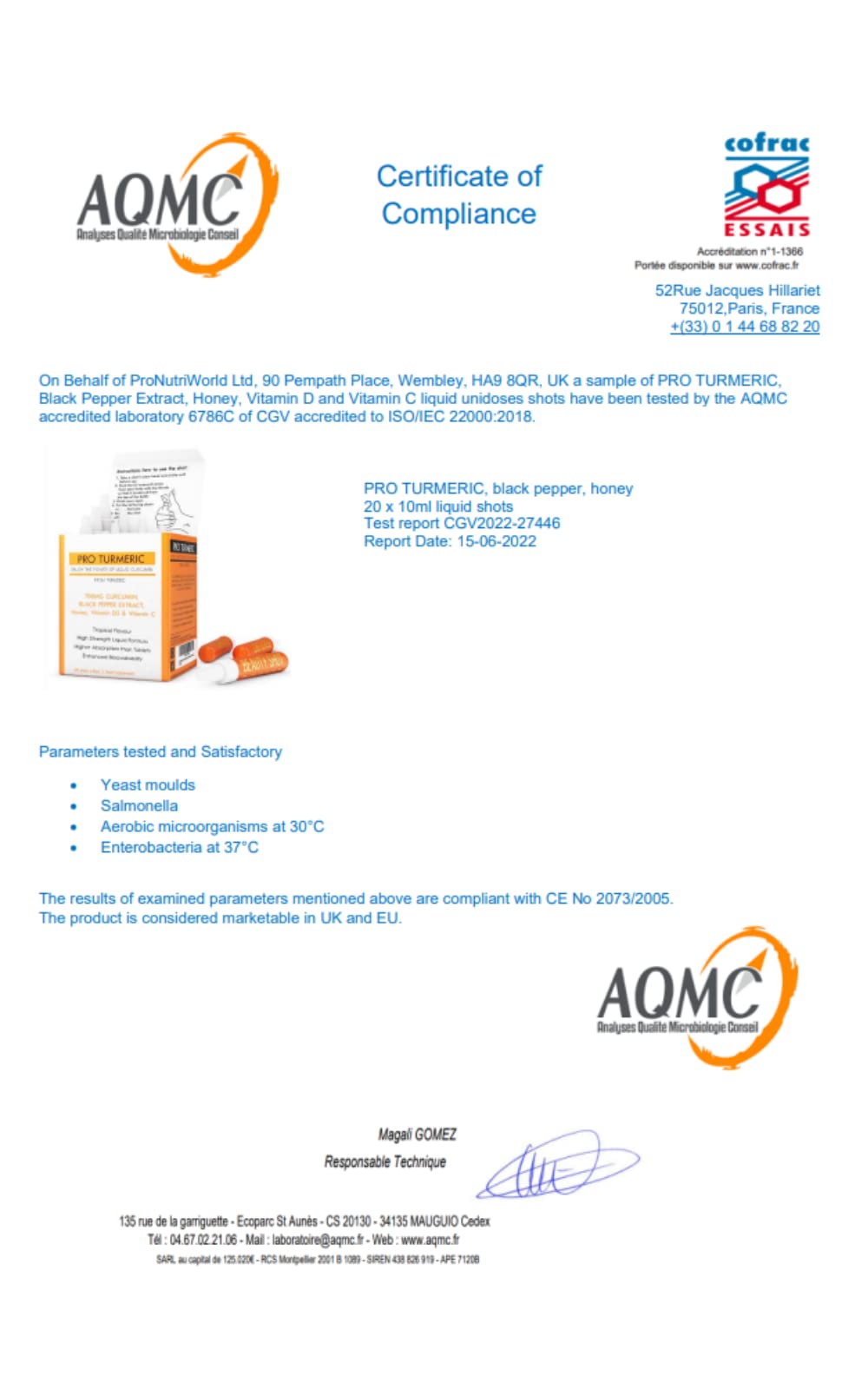 ProNutriWorld Vitamin D Turmeric Shots (20x10ml) 700mg Curcumin with Black Pepper, 20ug of Vitamin D3, Daily Defence, 3X Higher Absorption, Natural Ingredients, No Added Sugar