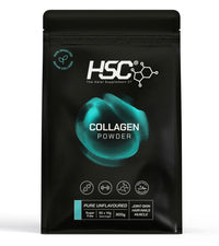The Halal Supplement Co. - Halal Bovine Collagen Peptides Powder 300g for Hair, Skin, Nails, Joints & Muscles - 100% Grass Fed Hydrolysed Bovine Collagen (Type I & III) for Women and Men