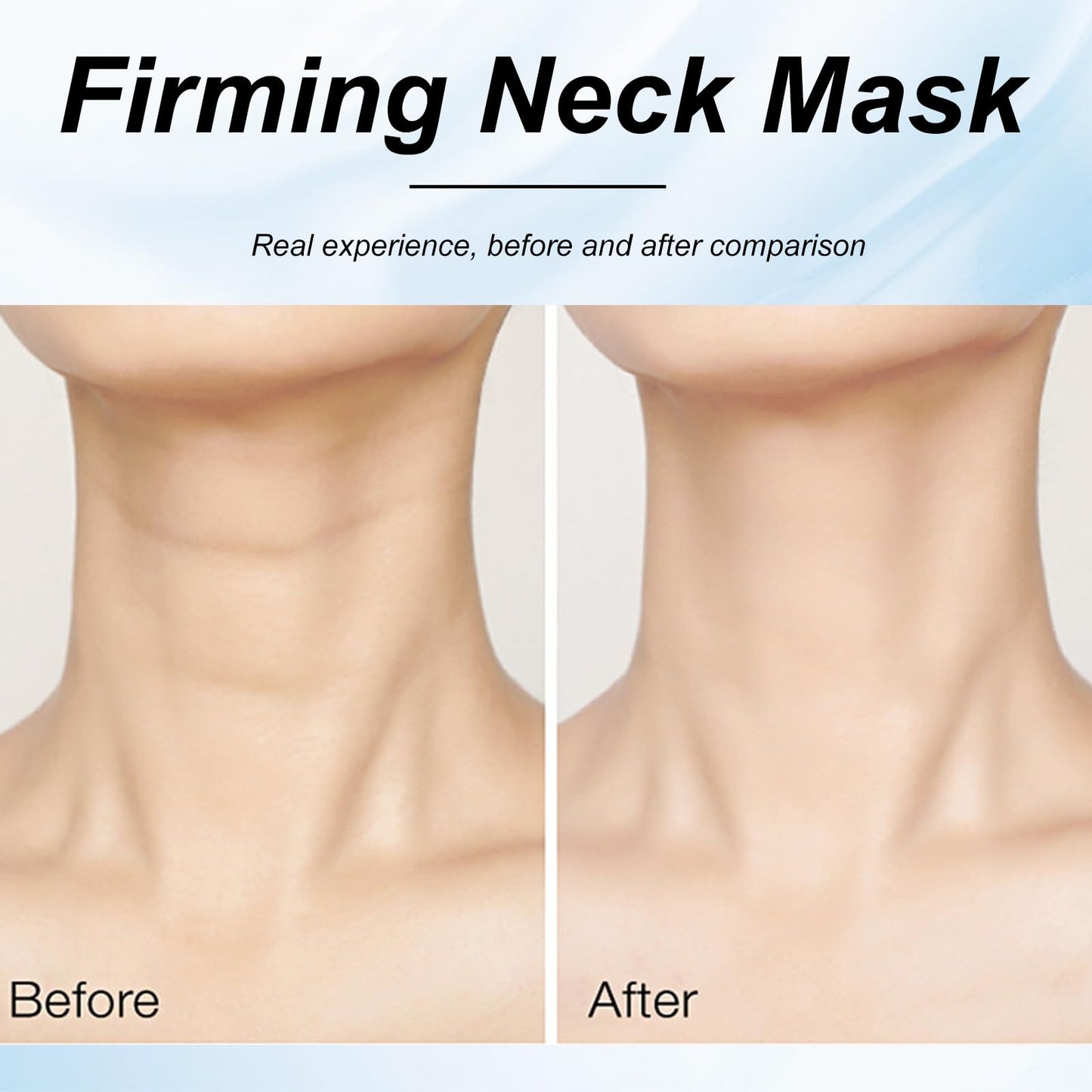 Bavooty Firming Rejuvenating Neck Mask,Neck Tightening &Wrinkle Patches,Moisturizing Mask,Revitalizes and Improves Skin Elasticity for Tired Skin,7pcs