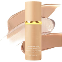 SHEBEEDO Biomimic Foundation 4 In 1,Medium Spectrum With Spf50+,Hydrating Medium Full Coverage Concealer,Hydrating Color Changing Foundation,Long Wear&Waterproof Light Spectrum Foundation For Women,30ml