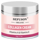 SEFUSON Collagen Cream for Face with Retinol and Hyaluronic Acid, Anti Wrinkle-Anti Aging Cream, Night and Day Anti Aging Skincare Facial Moisturizer, Face And Neck Cream(50ml)