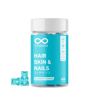 Charava Biotin Gummies for Hair and Nail Growth - Hair, Skin & Nails Vitamin Supplement, Reduces Breakage, Promotes Healthier Thicker Hair - Daily Chewable Vitamin Gummies - 30 Servings - 60 Gummies