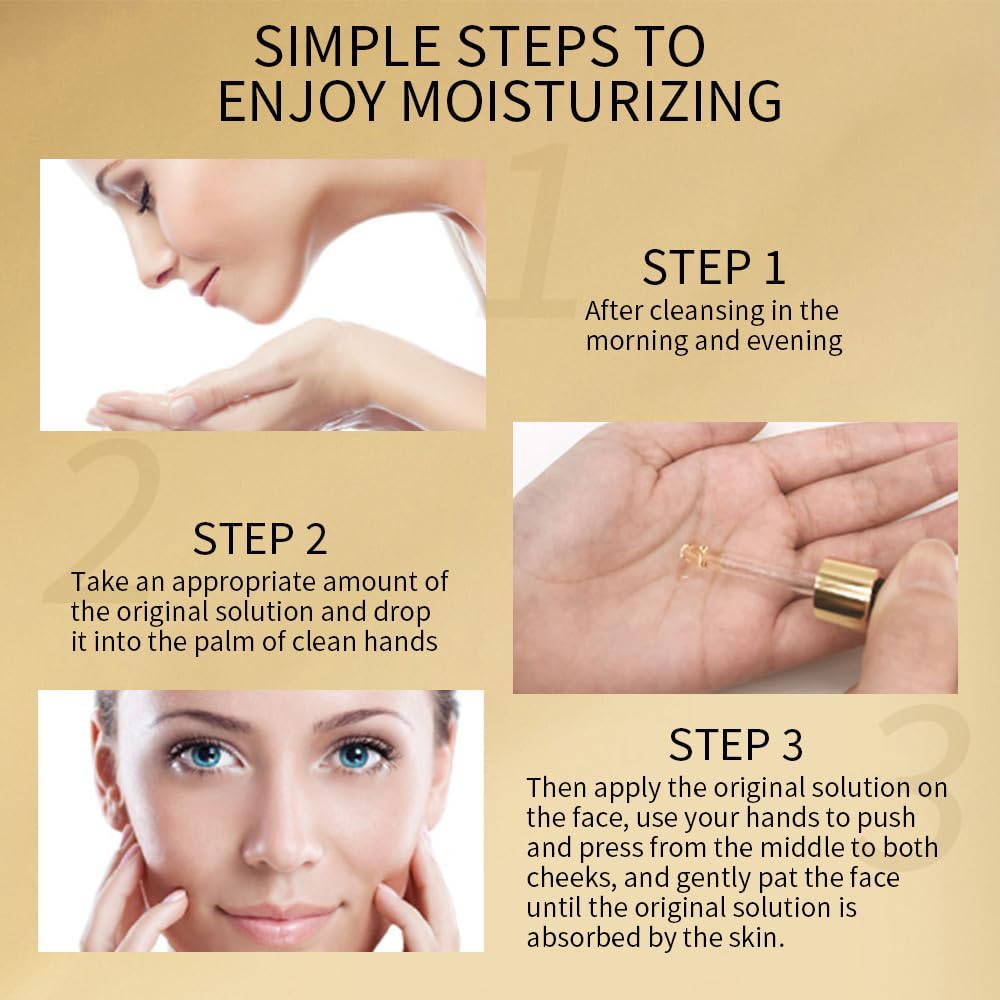 Vitamin C Facial Essence, Nicotinamide Facial Skin Care and Skin Brightening Essence Have The Effects of Anti-wrinkle, Dark Circles, Brightening, Repairing and Promoting Collagen, and Firming Skin