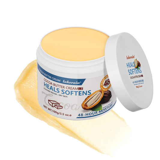 Grospe Cocoa Butter Cream for Body & Face Skin Nourishing Deep Moisturising Body Cream Cocoa Butter Moisturiser for Dry Sensitive Skin 100g