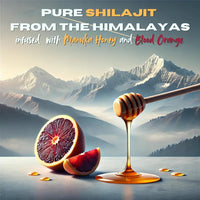 PURETREX Shilajit Gummies with Manuka Honey & Blood Orange – Energy, Focus, and Vitality Support with Ashwagandha, Cordyceps, & Maca Root – 30 Gummies