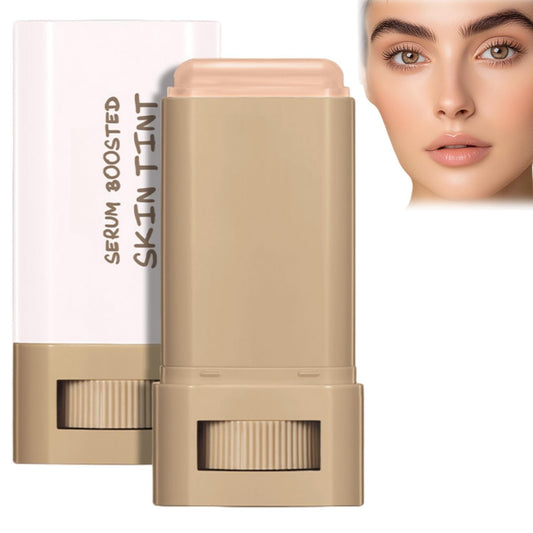 Beauty Balm Serum Boosted Skin Tint,Balm Foundation,Serum-Boosted Beauty B/alm Foundation Stick,F/oundation Stick,Makeup F/oundation S/tick for Women,Tinted Moisturizer Fo/undation S/tick,#05