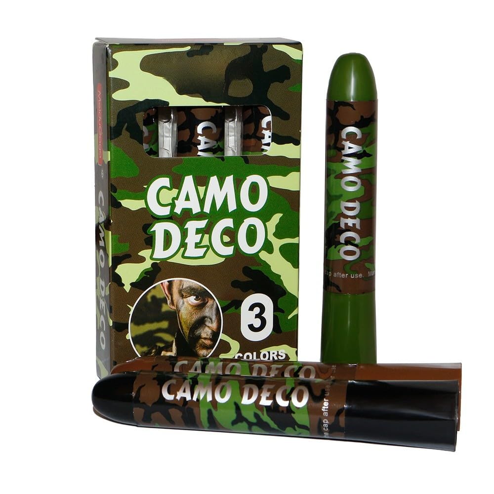 SHEBEEDO Camo Face Paint, Eye Face Body Camo Paint Stick,Camouflage Hunting Paint Oil,F
