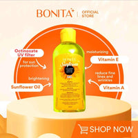 RKS BEAUTY PRODUCTS Bonita Sunflower Collagen Firming Body Oil, SPF 30, 100ml