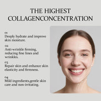 SHENYI 1Pcs Nifora Bio Collagen Mask Korean Hydrating Sheet for Pore Refining, Firming, And Sensitive Skin Relief, Overnight Moisturizing Mask for Smooth, Radiant Glow