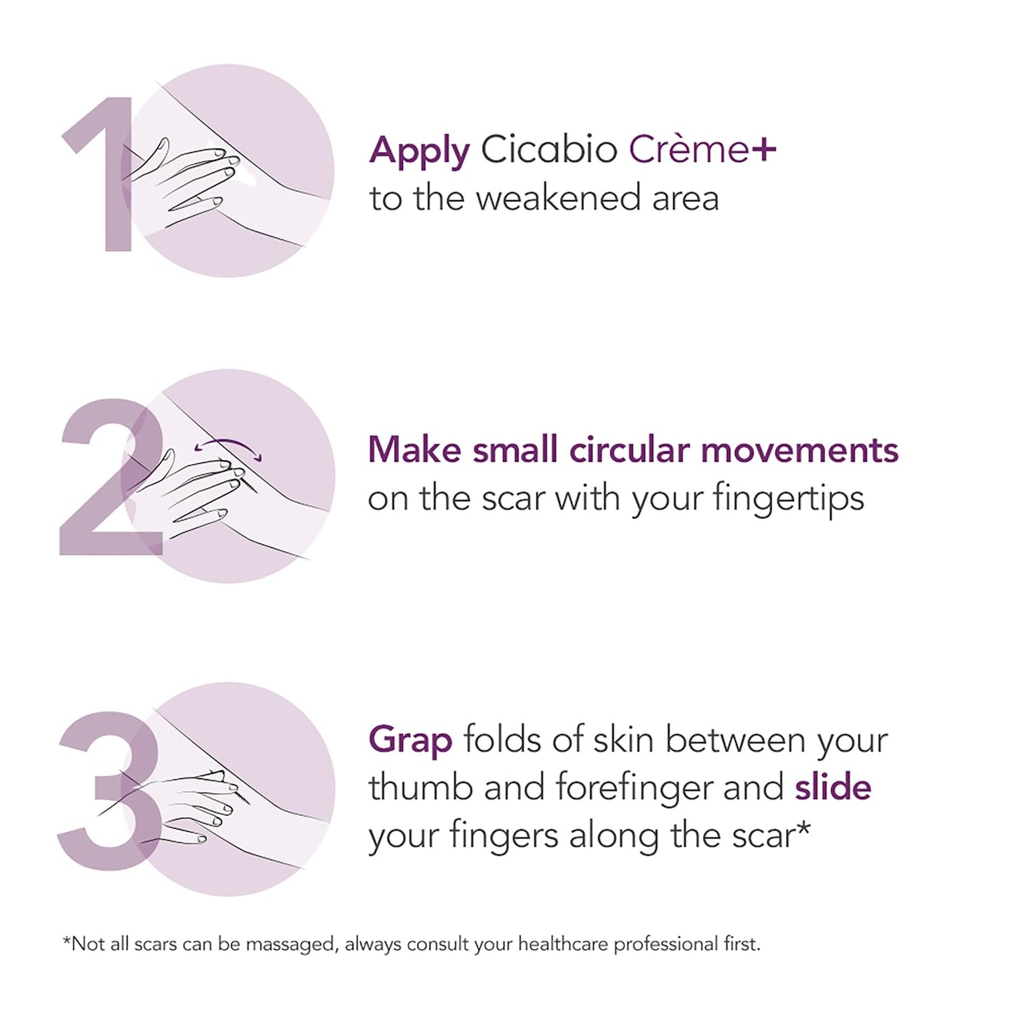 Bioderma Cicabio Crème+, Multi-purpose repairing and Soothing Skin Healing Cream with Hyaluronic Acid 40ML