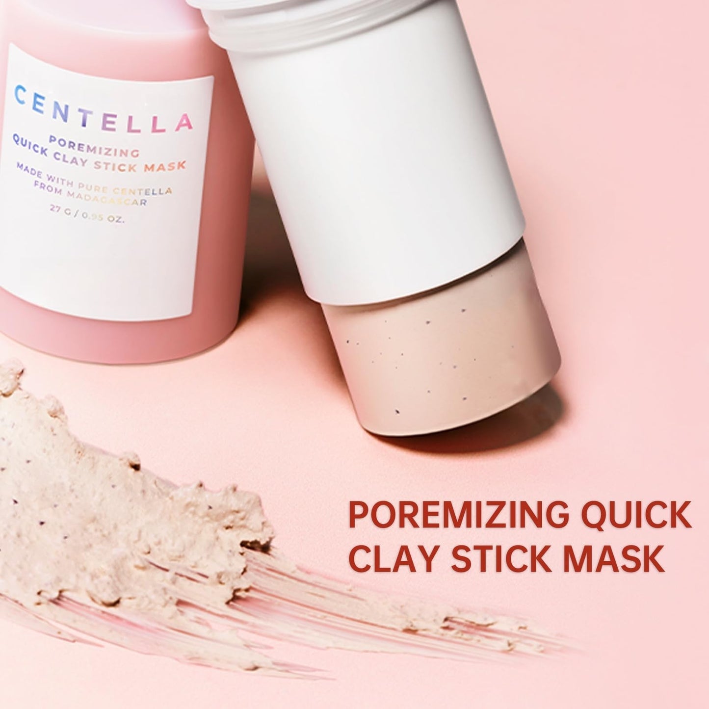 TONISABERY Centella Clay Mask Stick,Deep Cleansing Face Mask,Portable Quick Clay Stick for Face,Deep Cleanse Mask,Mask Stick for F/ace,C/lay M/ask for Fa/ce Moisturizing