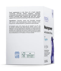 Osavi Neuropower with Citicoline 250 mg – 30 Vegan Capsules | Supports Nervous System & Psychological Health | Includes Cognizin® Citicoline, L–Theanine, Coenzyme Q10, B6 & B12 for Mental Clarity