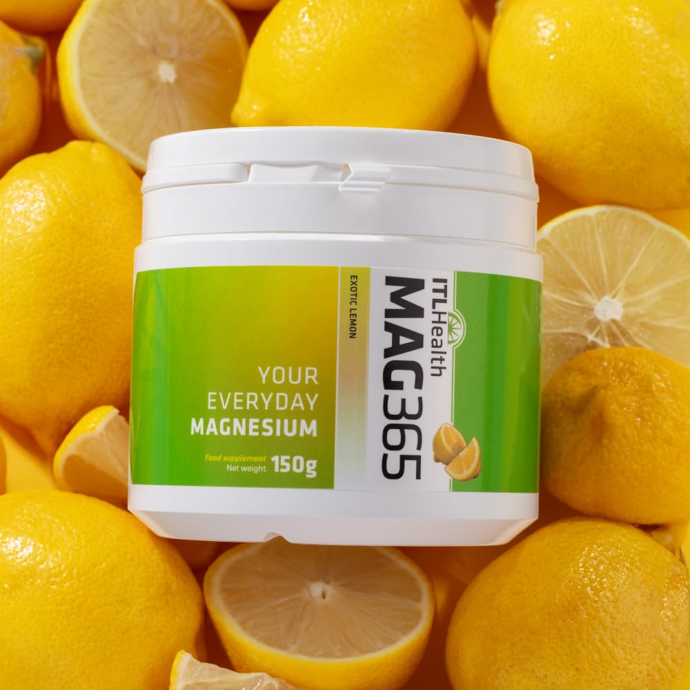 Mag365 MAG365 Magnesium with Exotic Lemon Food Supplement, 150 g