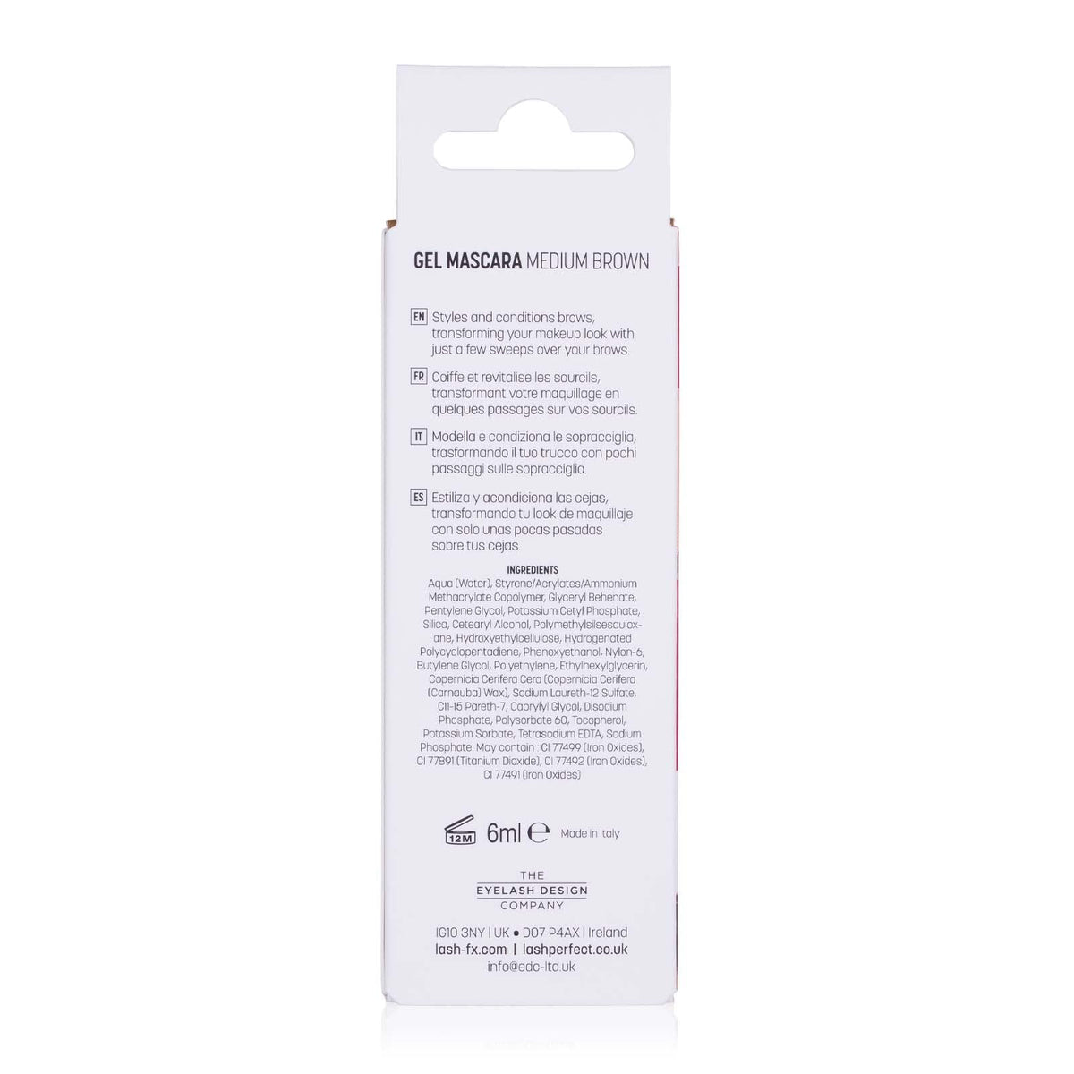 Eyebrow Gel Mascara Medium Brow - 6ml - Brow FX