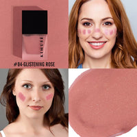 KIMUSE Cheek Gel Cream Liquid Blush Makeup, Lightweight Breathable Feel, Sheer Flush Of Color, Natural Looking,0.28 Fl Oz