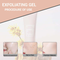 Yongst Gentle Purifying Exfoliating Gel Soothing Face Scrub & Cleanser. Exfoliate Dead Skin, Unclogs Pores, and Reveals a Radiant Glow. Ideal for Sensitive, Dry, or Oily Skin