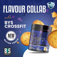 Hellenia WHEY RX - Muscle Building and Recovery Protein Powder - WOD Powders | Low Carb, Low Sugar, Low Fat, High in BCAA’s | Whey Protein Powder (Butter Cookie)
