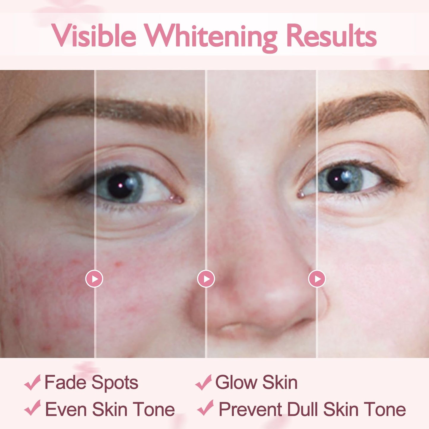 Xumann 10PCS Sakura Skincare Set, Deep Cleanse Pink Face Mask Skincare, Brightening and Moisturizing Pink Clay Mask (5g*10)