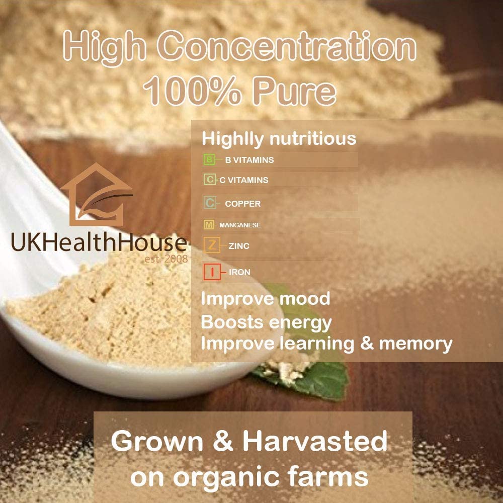 UKHealthHouse Premium Maca Root 1 kg Powder - Raw (Strong 4 Root Peruvian Superfood) 100% Maca Korzeń Proszek High Peruvian Energy Support