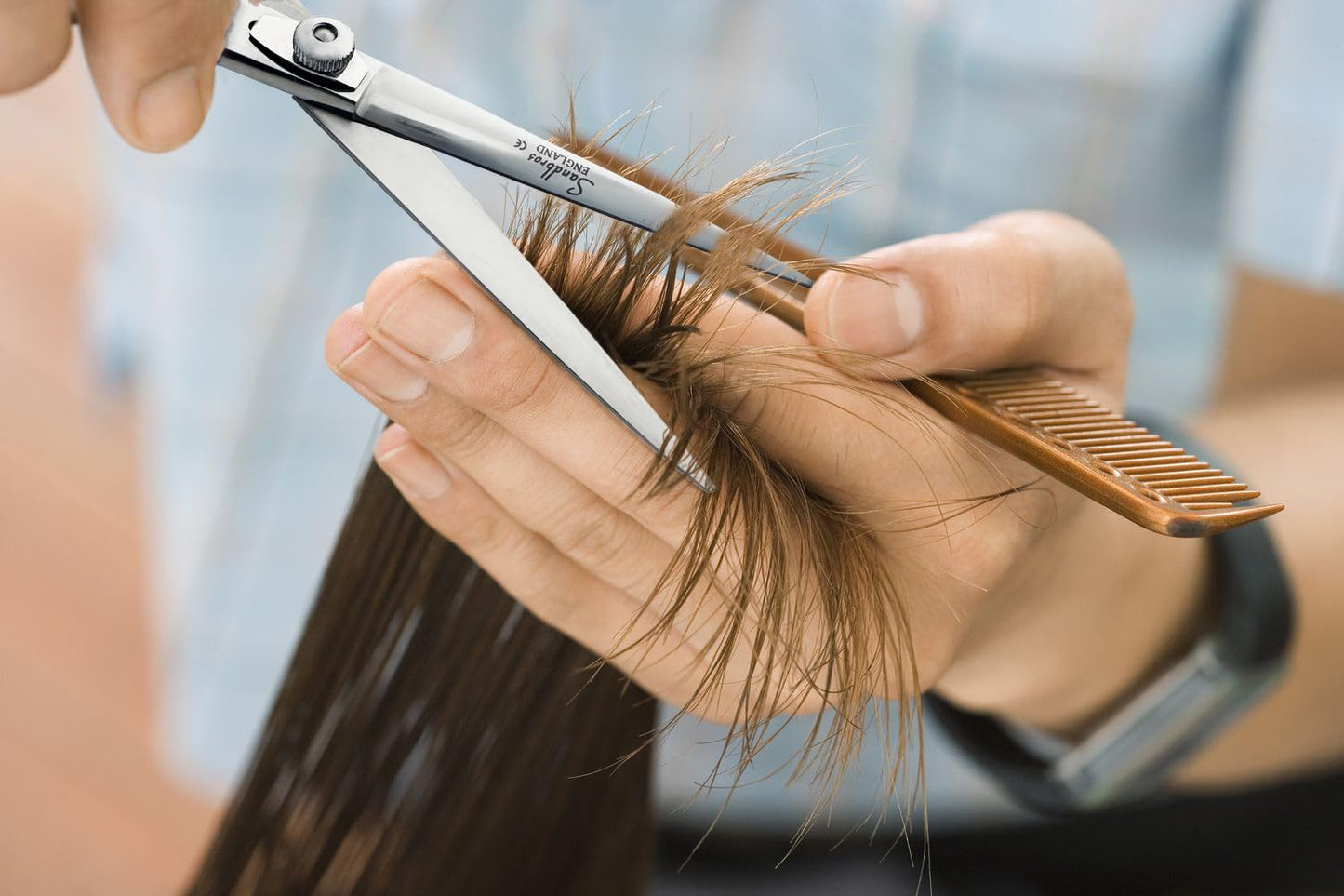 Sandbros SANDBROS 7 INCH Professional Hairdressing Scissors Barber Hair Cutting Salon Shears 7 Inch Razor Sharp
