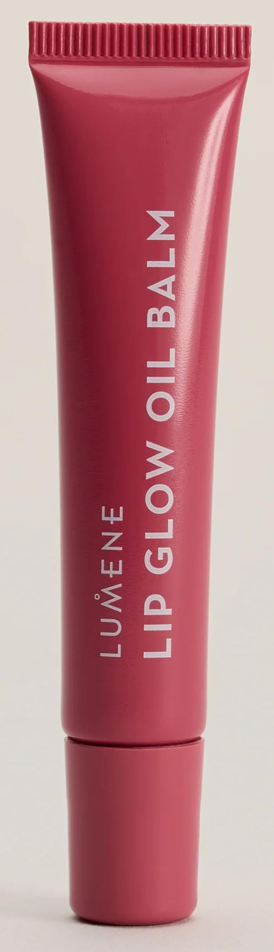 Lumene Lip Glow Oil Balm 10 ml, 100 Vegan, Wild crafted, Made in Finland (5 Raspberry)
