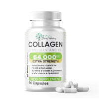 Ultimate Collagen Blend Quercetin| Biotin, Hyaluronic Acid, Keratin, Zinc | Beauty & Longevity | Biotin, Keratin & MSM | Hyaluronic Acid, Magnesium, Zinc & Folate | All-in-One Formula 90 Count