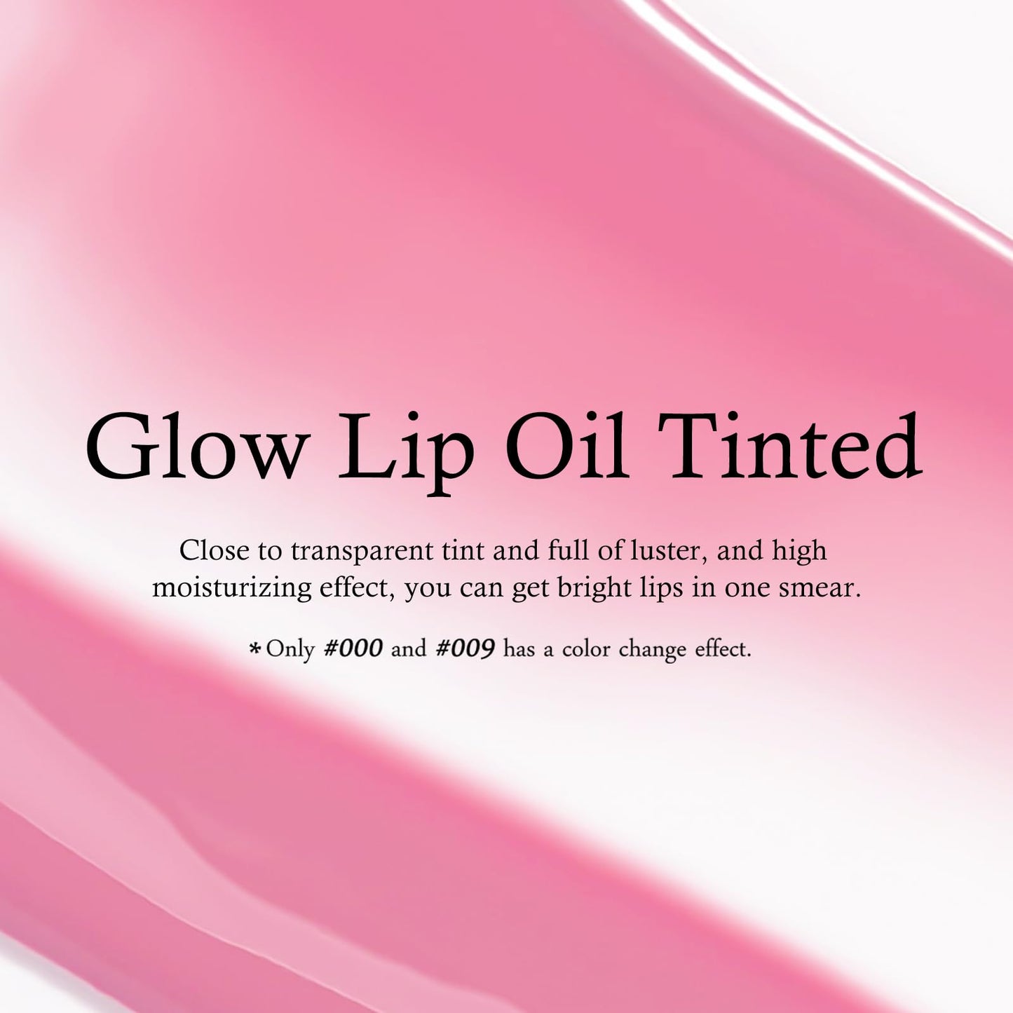 KYDA Hydrating Lip Glow Oil, Moisturizing Transparent Plumping Lip Gloss, Lip Oil Tinted for Lip Care and Dry Lips(#007)