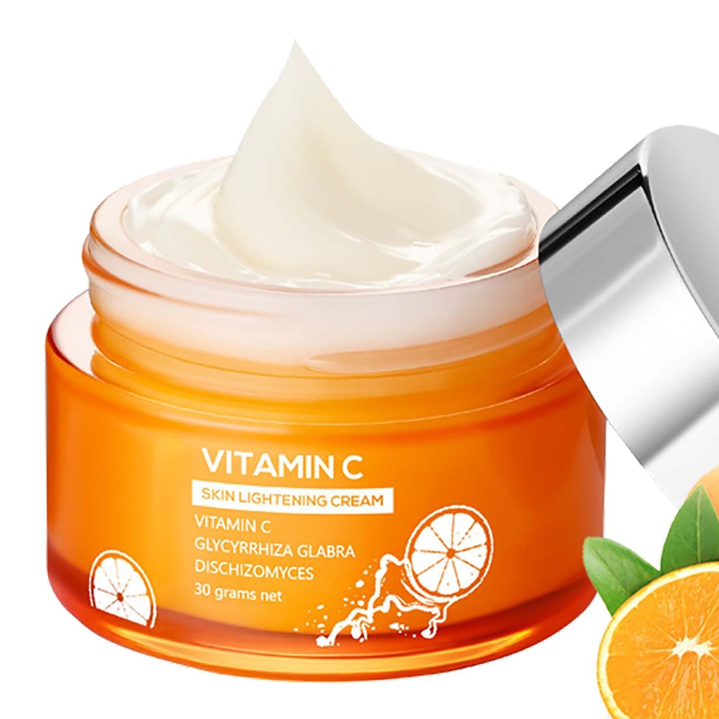KKwoter Vitamin C Face Cream with Hyaluronic Acid and Vitamin C&E, Anti-Aging & Wrinkle Reduction, Erase Dark Spots and Fine Lines, Natural Skin Care to Hydrate, Plump, and Moisturize for Women