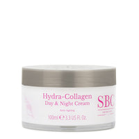 SBC Skincare's Hydra-Collagen Day & Night Cream - 100ml | Award-Winning Anti-Ageing Cream | Day And Night Moisturiser For Sensitive Skin | Mature Skin Face Moisturiser