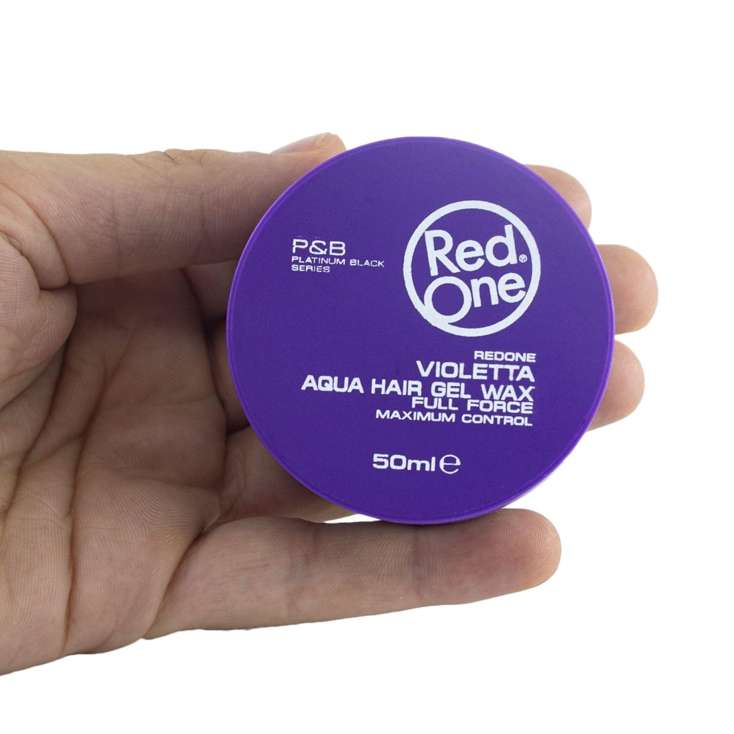 Redone Hair Styling Aqua Wax Violetta 50ml | Travel Size | Strong Hold | Hair Gel Wax | Ultra Hold | Lavender Scent | Men & Women Hair Wax | Maximum Control