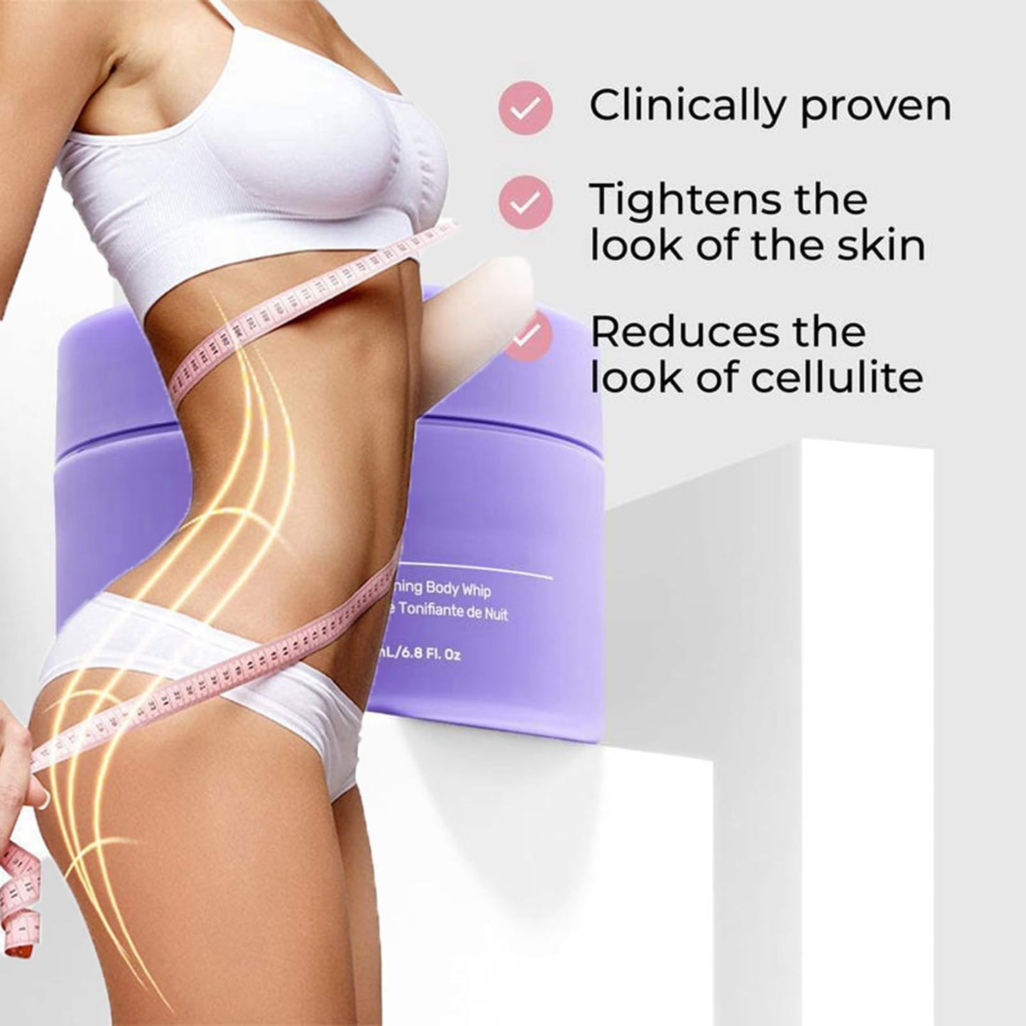 Overnight Toning Whip, Body Firming Whip That Works While You Sleep, Overnight Toning Body Firming Cream, Deep Sleep Body Whip, Helps Target The Appearance Of Loose Skin On The Body