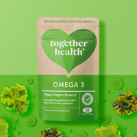 Algae Omega 3 – Together Health – Pure Algae Omega 3 – Unique Plant Source of DHA & EPA – Vegan Friendly - Made in The UK – Pack of 5-150 Softgels