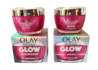 Olay Regenerist Glow Duo – Overnight Night Mask 50ml & SPF 30 Day Moisturiser for Radiant Skin 50ml
