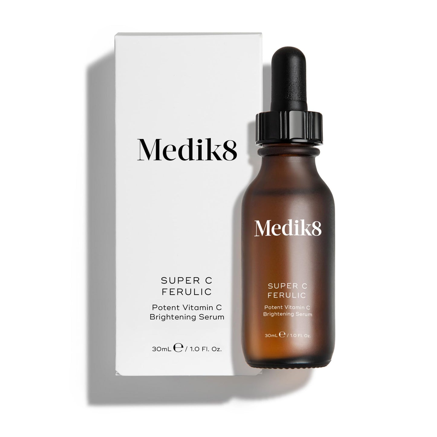 Medik8 Super C Ferulic - Potent Vitamin C Brightening Serum - 30% Stablised Vitamin C - Skin Brightening & Wrinkle-Reducing - 30ml