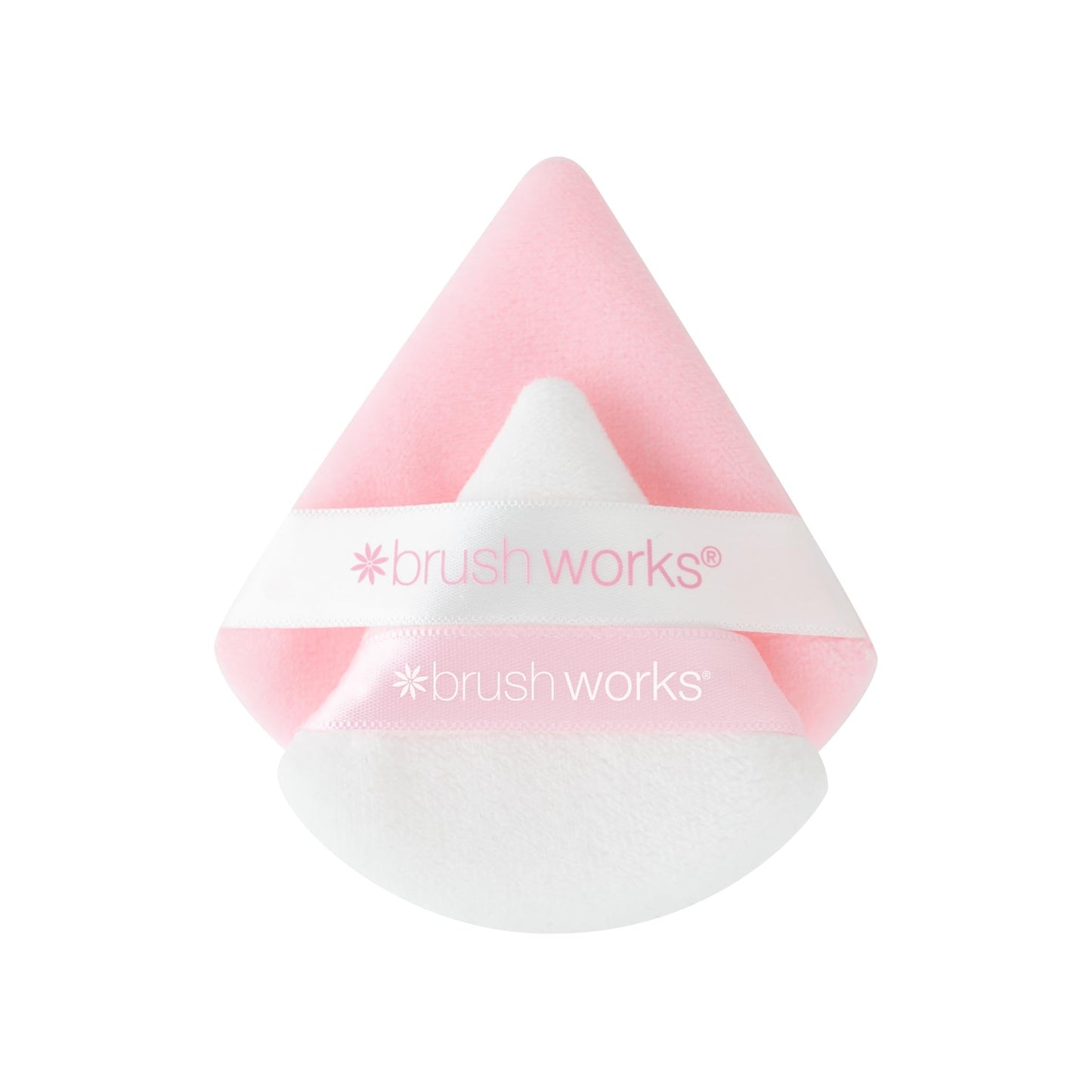 Brushworks Triangular Powder Puff Duo