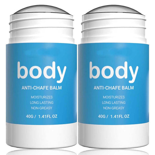 2Pcs Anti Chafe Stick, Water & Sweat Proof Balm for Friction, Prevent Thigh Rashes & Sports Chafing, Dryness & Long-Lasting Protection, Anti-Friction Cream, Anti-Chafing Stick for Active Lifestyles