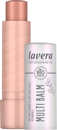 lavera Multi Balm Sundown Gold 03 - for eyes, lips or cheeks - intense colour - fresh glow - melt-in texture - effortless blending - vegan - natural cosmetics - 4.9 g