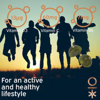 Nutriburst - NutriGreens Multipack - 22 Fruits + Vegetables + Herbs + Mushrooms + Live Bacteria Cultures - Boosted with Vitamins: Zinc, VIT C, D3, B5, B6, B12-3 Month Supply - Suitable for Vegans