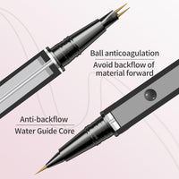 OuXing Microblading Eyebrow Pen,Eyebrow Pencil,Dual Ended Ey/ebrow P/encil with 2 Micro-Fork-Tip,Microblading Ey/ebrow Pen/cil,E/yebrow Pen,Waterproof Smudgeproof Eye Brow P/encil with Brow Brush,Black