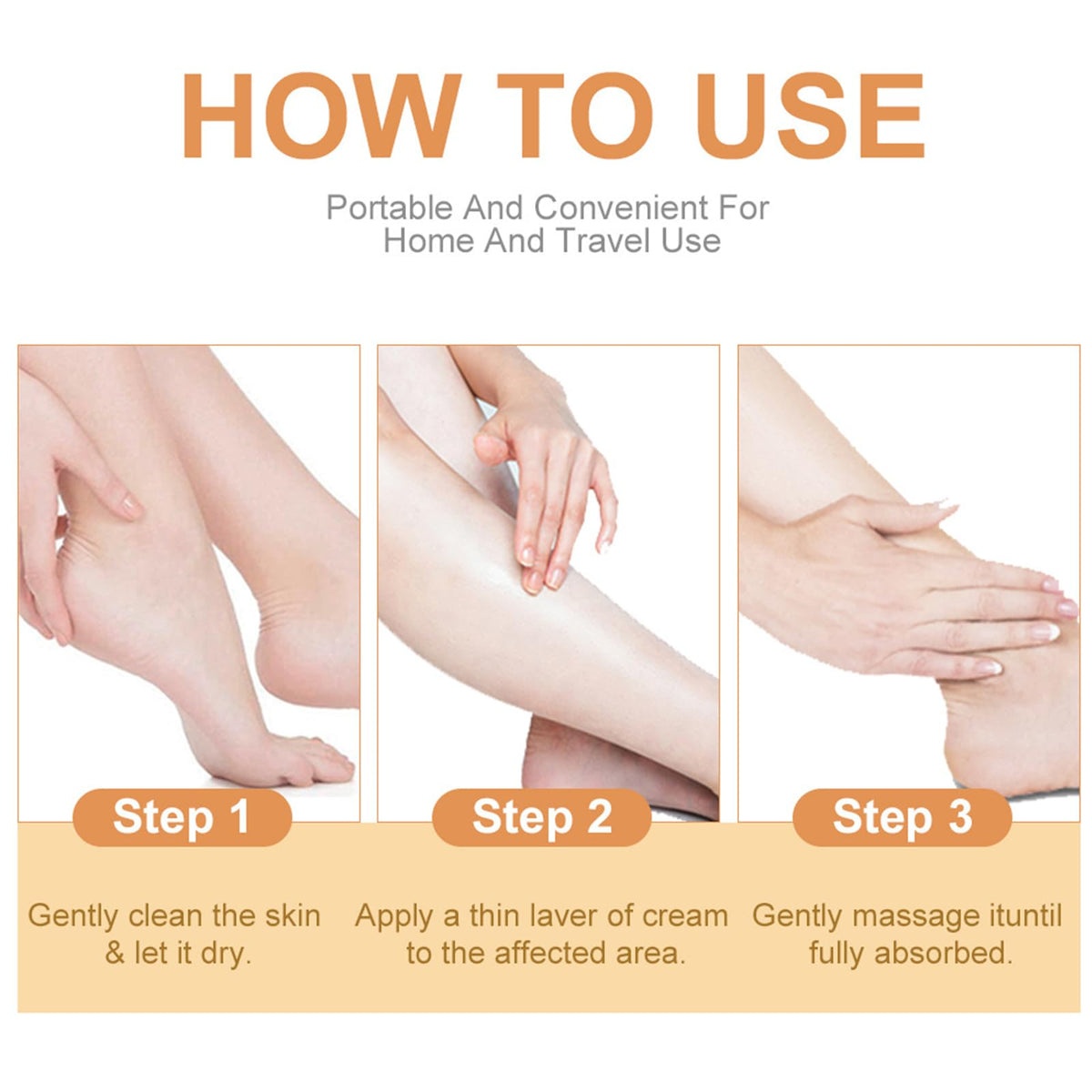 HERBINSOLS Honey Foot Cream - 2pcs Foot Cream For Very Dry Feet - Heel Cream For Deep Cracked Skin - Deep Hydration Foot Moisturiser - Intensive Moisturizing Daily Hands & Feet Skin Care Stick