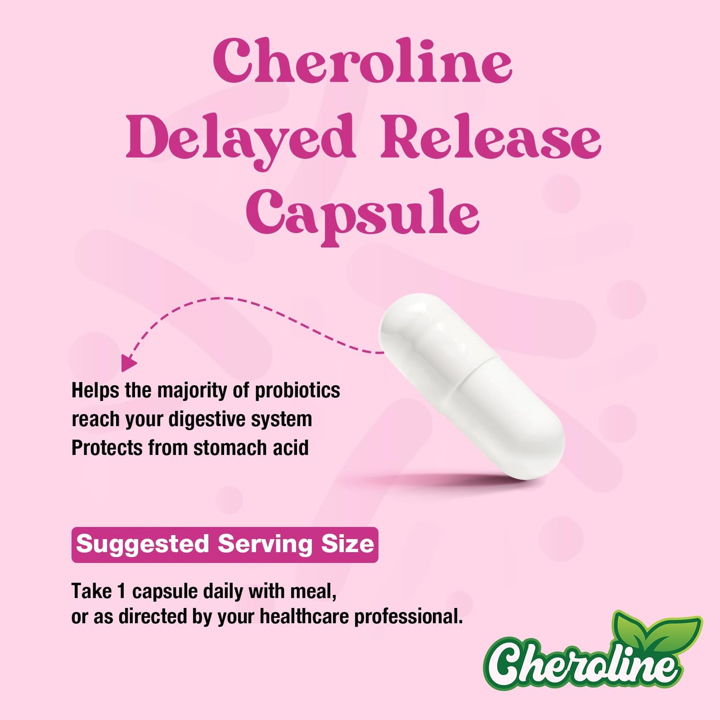 Cheroline Vaginal Probiotics for Women, 70 Billion CFU, 7 Strains with Prebiotic Blend, 13-in-1 Probiotic for PH Balance, Vaginal, Urinary & Immune Health, 60 Vegan Capsules (60 Count (Pack of 2))