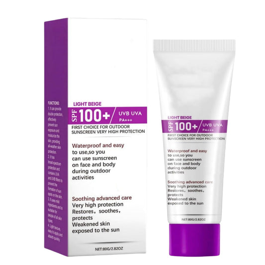 Yoowan Spf 100 Sunscreen,Sun Cream Spf 100,High Factor Sun Cream Sp-F 100,Pa+++,Light Uv Protetion Sunscreen For Face&Body,Long-Lasting Hydration,Water And Sweat Resistant,Refreshing,Non Greasy&Non Sticky